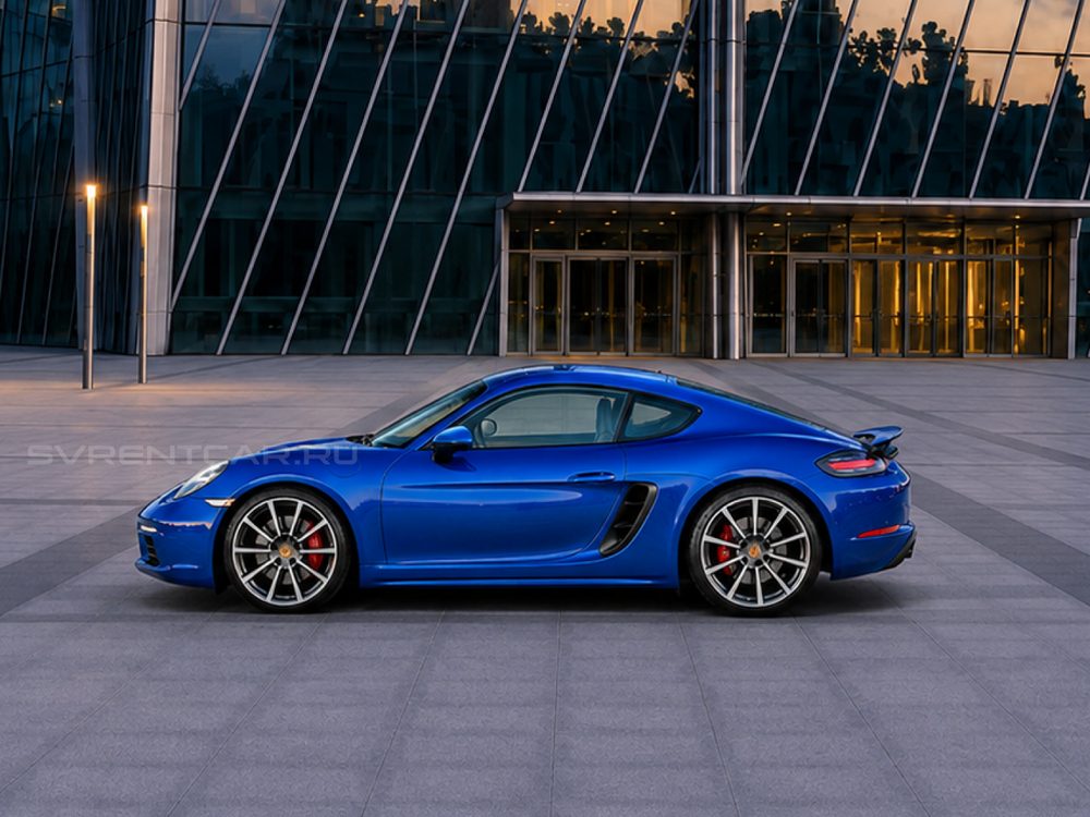 Porsche 718 Coupe синий