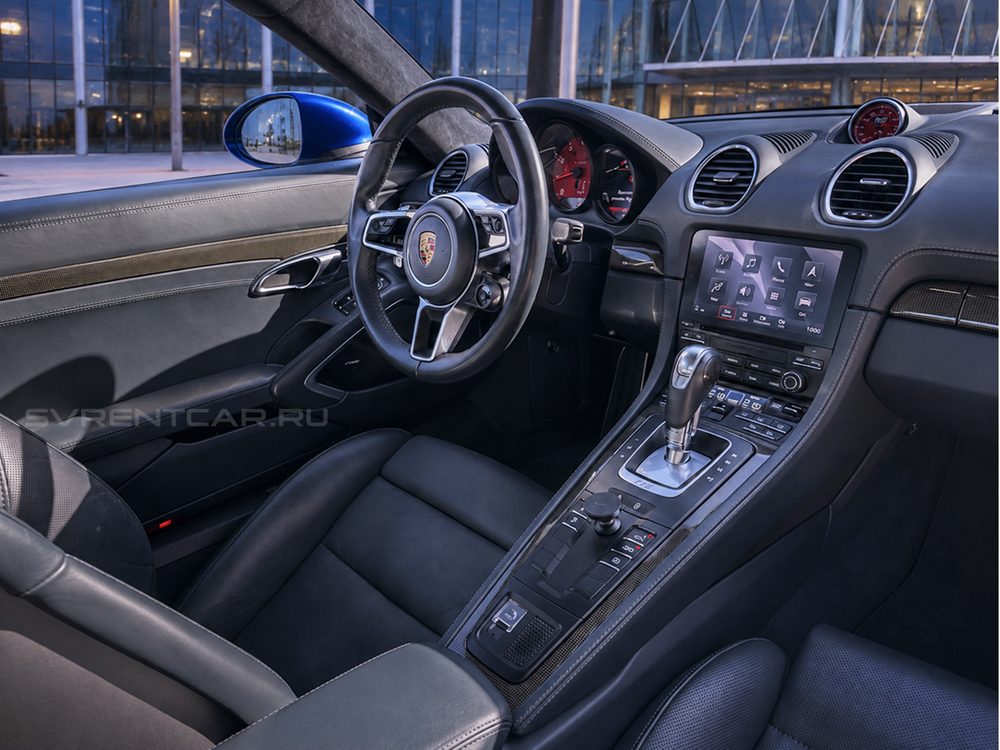 Porsche 718 Coupe синий